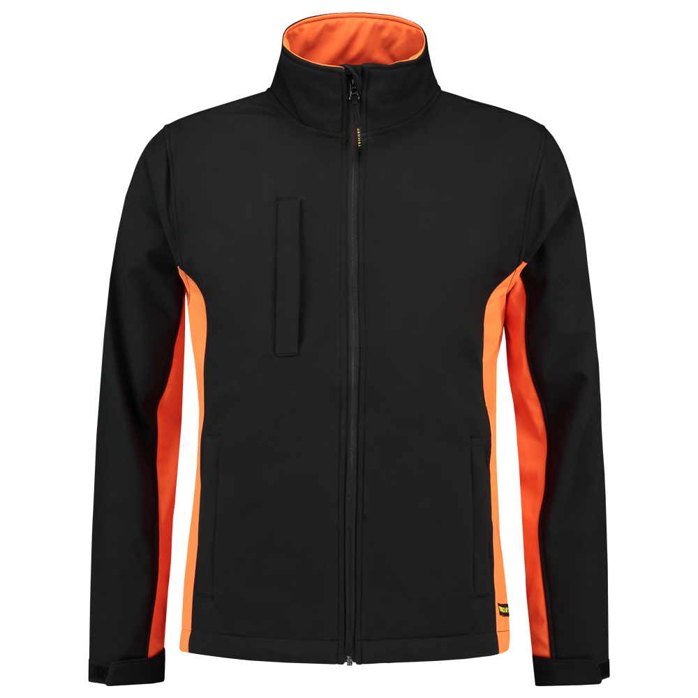 Tricorp Softshell Bicolor - zwart/oranje, foto 2 van 5
