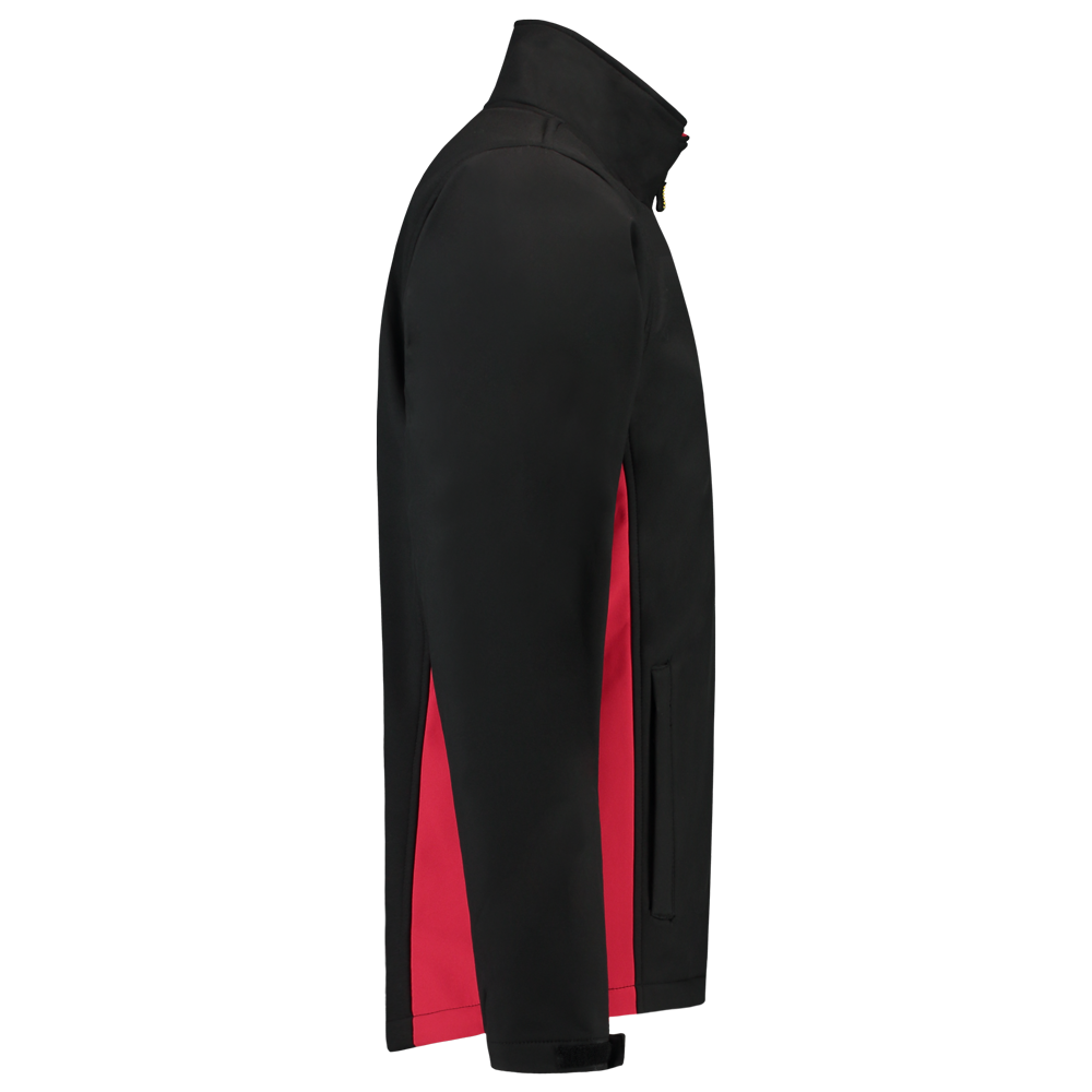 Tricorp Softshell Bicolor - zwart/rood, foto 3 van 4