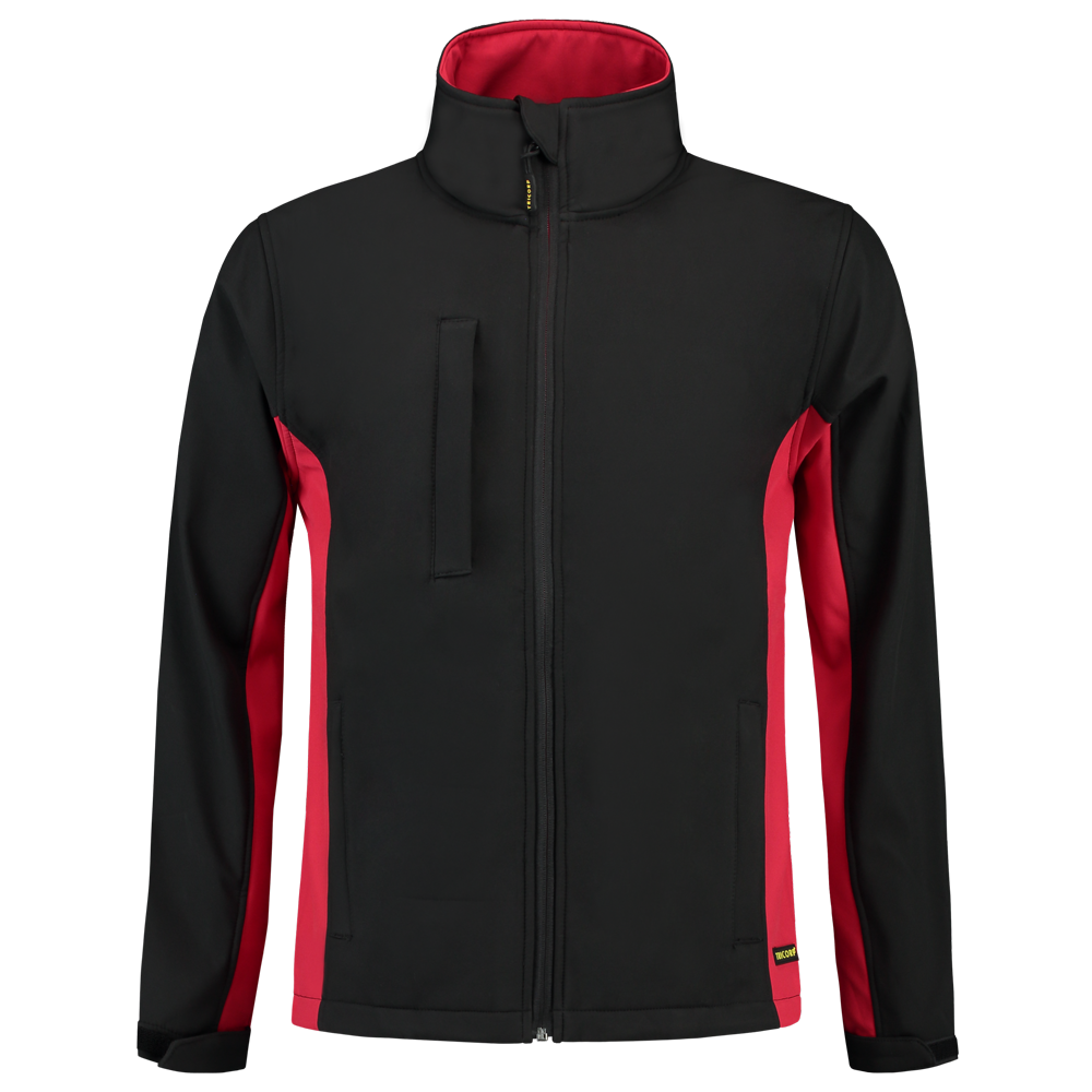 Tricorp Softshell Bicolor - zwart/rood, foto 2 van 4