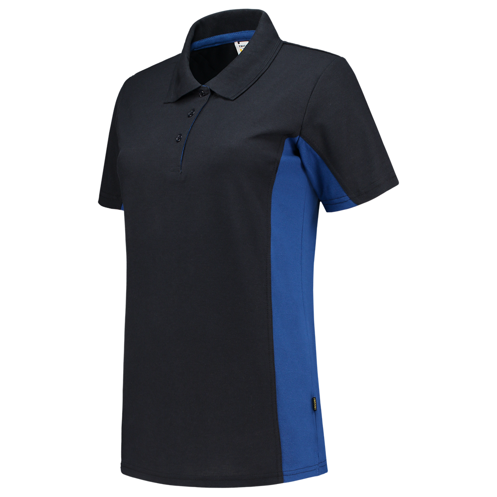Tricorp Poloshirt dames Bicolor - zwart/lime