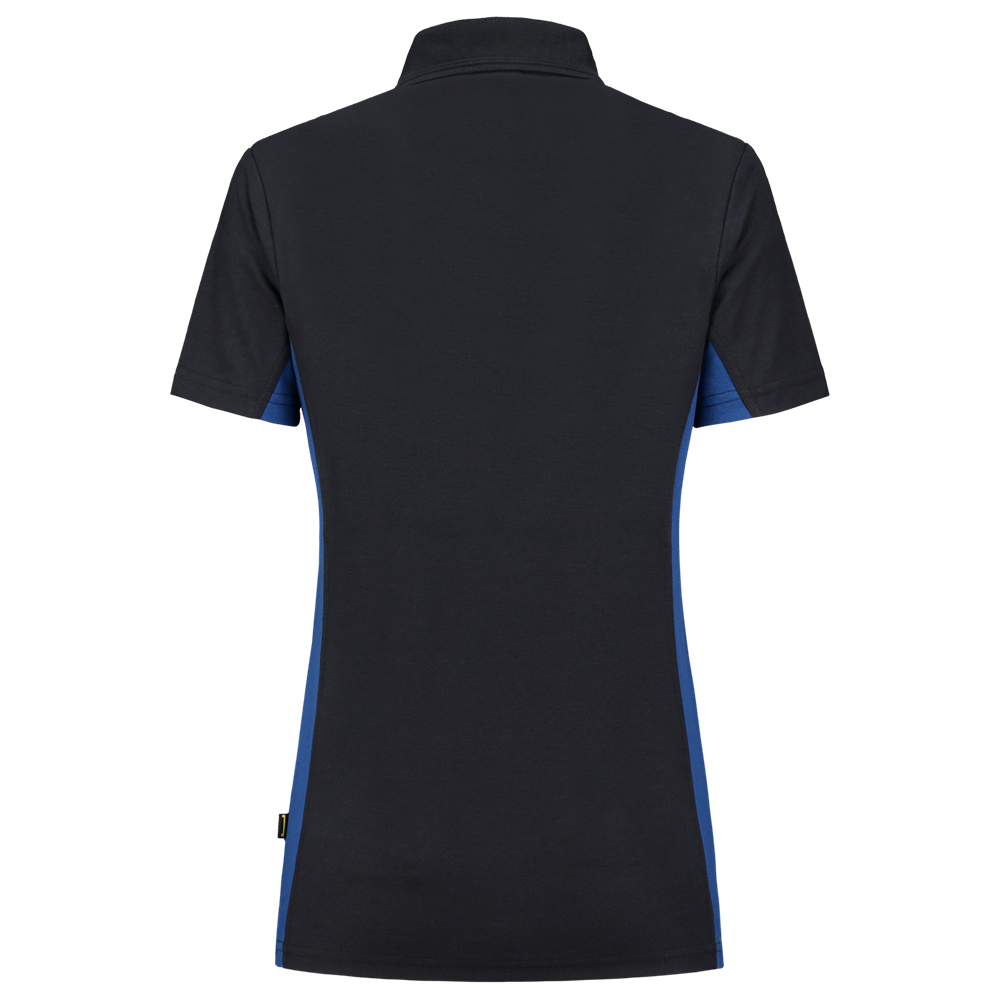Tricorp Poloshirt dames Bicolor - zwart/lime, foto 3 van 5