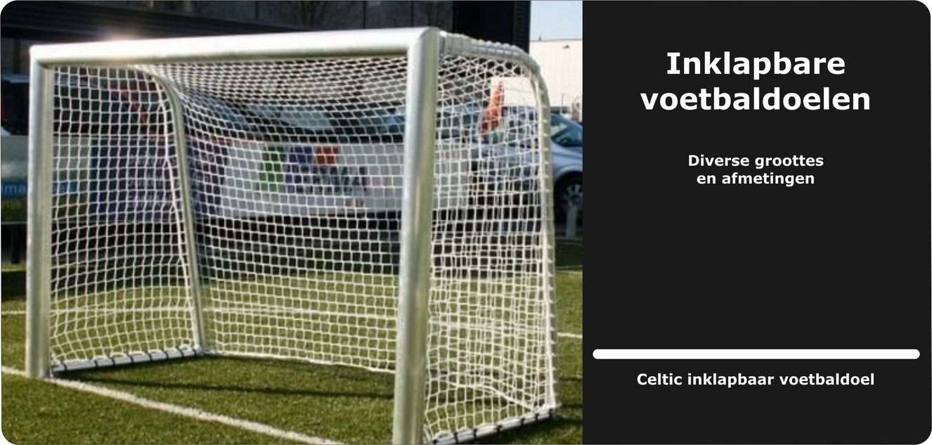 Inklapbare voetbaldoelen