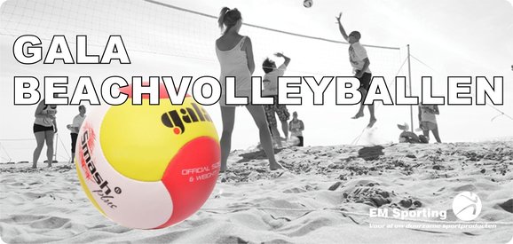 Gala beachvolleyballen