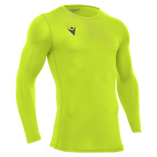 Macron Holly Dri Fit thermoshirt - neon geel