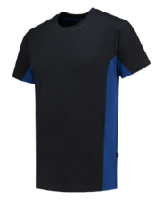 Tricorp Shirt Bicolor - navy/blauw