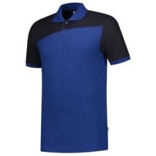 Tricorp Poloshirt Bicolor Naden - blauw/navy