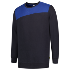 Tricorp Sweater Bicolor Naden - navy/blauw