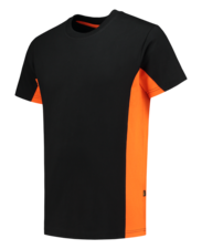 Tricorp Shirt Bicolor - zwart/oranje