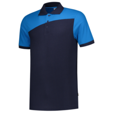 Tricorp Poloshirt Bicolor Naden - ink/turquoise