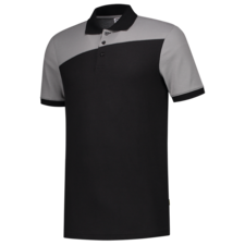 Tricorp Poloshirt Bicolor Naden - zwart/grijs
