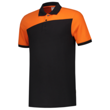 Tricorp Poloshirt Bicolor Naden - zwart/oranje
