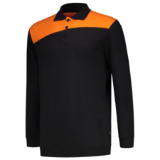 Tricorp Polosweater Bicolor Naden - zwart/oranje