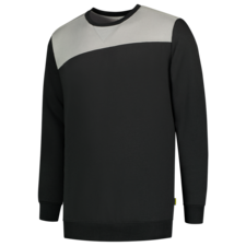 Tricorp Sweater Bicolor Naden - zwart/grijs