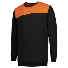 Tricorp Sweater Bicolor Naden - zwart/oranje