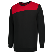 Tricorp Sweater Bicolor Naden - zwart/rood