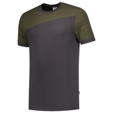 Tricorp Shirt Bicolor Naden - donkergrijs/army