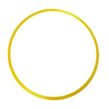 Cawila ring | hoepel - geel