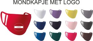 Mondkapje met eigen logo (min. 5 stuks)