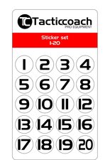 Sticker set nummers voor magneten