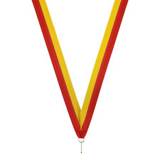 Neklint medaille - Geel/rood