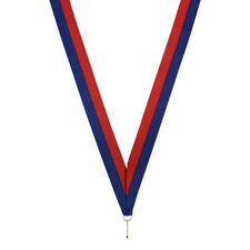Neklint medaille - Rood/blauw
