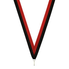 Neklint medaille - Rood/zwart