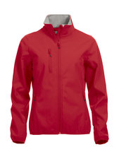 Clique Softshell Jas Dames - rood