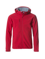 Clique Hoody Softshell Jas Heren - rood