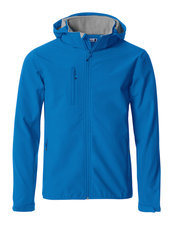 Clique Hoody Softshell Jas Heren - blauw