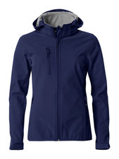 Clique Hoody Softshell Jas Dames - navy