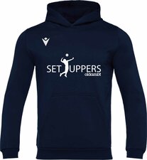 Set Uppers - Macron Banjo sweater met capuchon - navy
