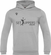 Set Uppers - Macron Banjo sweater met capuchon - grijs
