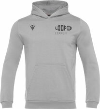 LoopLekker - Macron Banjo sweater met capuchon - grijs