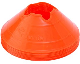 Cawila hoedjes M - set 10 stuks - kleur oranje